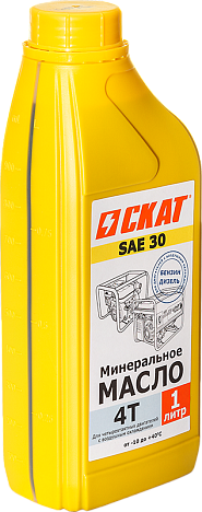 Масло 4-тактн. минеральное SAE 30 1 л